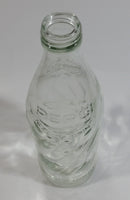 Vintage Pepsi-Cola Soda Pop 16 Fl oz 1 Pint Clear Twist Glass Bottle with Raised Embossed Letters