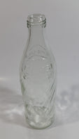 Vintage Pepsi-Cola Soda Pop 16 Fl oz 1 Pint Clear Twist Glass Bottle with Raised Embossed Letters