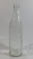 Vintage Pepsi-Cola Soda Pop 16 Fl oz 1 Pint Clear Twist Glass Bottle with Raised Embossed Letters
