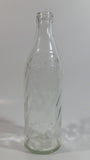 Vintage Pepsi-Cola Soda Pop 16 Fl oz 1 Pint Clear Twist Glass Bottle with Raised Embossed Letters