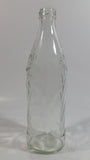 Vintage Pepsi-Cola Soda Pop 16 Fl oz 1 Pint Clear Twist Glass Bottle with Raised Embossed Letters