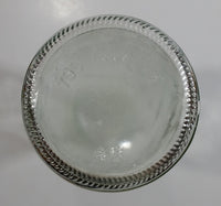 Vintage Pepsi-Cola Soda Pop 16 Fl oz 1 Pint Clear Twist Glass Bottle with Raised Embossed Letters