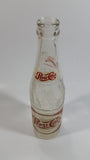 Vintage 1951 Sparkling Pepsi Cola Soda Pop Red and White 10 Fl oz Clear Glass Beverage Bottle Montreal