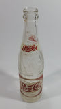 Vintage 1951 Sparkling Pepsi Cola Soda Pop Red and White 10 Fl oz Clear Glass Beverage Bottle Montreal