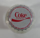 1980s Coca-Cola Coke Cola Soda Pop 6 Fl oz. 170mL Paper Label Glass Bottle with Cap - Non-Refillable