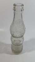 Vintage Van Bros. Ltd The Lions Beverages 6 1/2 oz Clear Crackle Glass Beverage Bottle