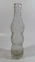 Vintage Van Bros. Ltd The Lions Beverages 6 1/2 oz Clear Crackle Glass Beverage Bottle
