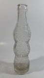 Vintage Van Bros. Ltd The Lions Beverages 6 1/2 oz Clear Crackle Glass Beverage Bottle