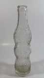 Vintage Van Bros. Ltd The Lions Beverages 6 1/2 oz Clear Crackle Glass Beverage Bottle