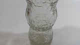 Vintage Van Bros. Ltd The Lions Beverages 6 1/2 oz Clear Crackle Glass Beverage Bottle