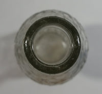 Vintage Van Bros. Ltd The Lions Beverages 6 1/2 oz Clear Crackle Glass Beverage Bottle