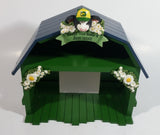 1998 Enesco Mary's Moo Moos & John Deere Display Barn Wood and Resin Decorative Farming Collectible
