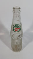 Vintage 1956 Canada Dry Ginger Ale 10 oz Clear Glass Beverage Bottle