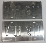 2006 Beautiful British Columbia White with Blue Letters Vehicle License Plate Set of 2 119 HFV