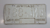 1986 Expo86 Beautiful British Columbia Blue with White Letters Vehicle License Plate - ENL 881