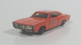 Vintage 1981 Warner Bro. ERTL Dukes of Hazzard General Lee Orange Die Cast Toy Muscle Car Vehicle TV Show Collectible