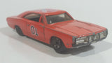 Vintage 1981 Warner Bro. ERTL Dukes of Hazzard General Lee Orange Die Cast Toy Muscle Car Vehicle TV Show Collectible
