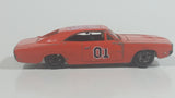 Vintage 1981 Warner Bro. ERTL Dukes of Hazzard General Lee Orange Die Cast Toy Muscle Car Vehicle TV Show Collectible