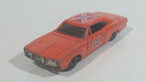 Vintage 1981 Warner Bro. ERTL Dukes of Hazzard General Lee Orange Die Cast Toy Muscle Car Vehicle TV Show Collectible