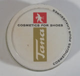 Vintage Tana Boot Shoe Polish Cleaner for Smooth Leather 35g Round Glass Jar Metal Lid Some Product Inside Montreal Quebec