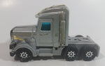 Vintage 1980 Buddy L Grey Silver Semi Tractor Truck Die Cast and Plastic Toy Car Vehicle Rig