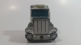 Vintage 1980 Buddy L Grey Silver Semi Tractor Truck Die Cast and Plastic Toy Car Vehicle Rig