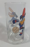 1998 Smucker's Collectables Warner Bros. Baseball Themed Daffy Duck Cartoon Character Small Drinking Glass