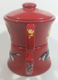 Tindex Warner Bros. Looney Tunes Characters Sylvester The Cat and Tweety Bird Themed Cartoon Stacking Teapot and Cup Mug Ceramic Coffee Mug Television Collectible