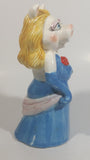Sigma The Muppets Miss Piggy in Blue Dress 8" Tall Ceramic Coin Bank