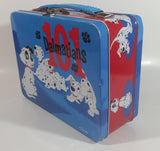 Disney Store 101 Dalmatians Animated Movie Film Dog Characters Blue and Red Metal Lunch Box