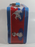 Disney Store 101 Dalmatians Animated Movie Film Dog Characters Blue and Red Metal Lunch Box