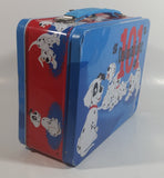 Disney Store 101 Dalmatians Animated Movie Film Dog Characters Blue and Red Metal Lunch Box