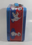 Disney Store 101 Dalmatians Animated Movie Film Dog Characters Blue and Red Metal Lunch Box