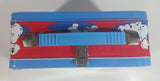 Disney Store 101 Dalmatians Animated Movie Film Dog Characters Blue and Red Metal Lunch Box