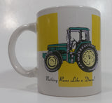 Gibson John Deere Tractors "Nothing Runs Like a Deere!" Ceramic Coffee Mug Farming Collectible