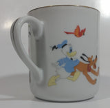 Vintage Disneyland Walt Disney World Gold Rimmed Porcelain Ceramic Coffee Mug Made in Japan