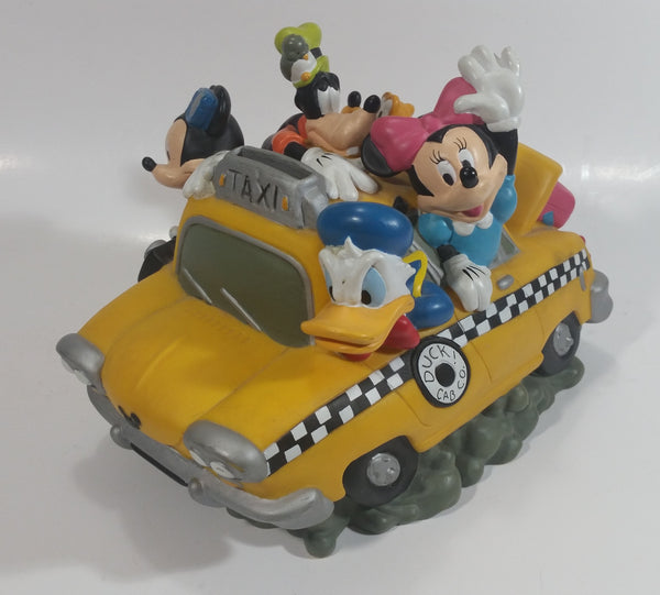 Disney Fab 5 Duck Cab Co. Taxi Vinyl Coin Bank Cartoon Collectible