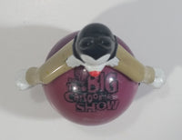 1999 Wendy's Restaurants Warner Bros Animaniacs Yakko on Rolling Purple Ball Toy Figure Cartoon Collectible