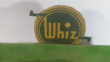 Vintage Custom Made Whiz Automotive Products Green Metal Wall Mount Display Shelf 18"W x 10"H x 8"D
