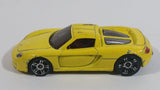 2009 Hot Wheels Dream Garage Porsche Carrera GT Yellow Die Cast Toy Car Vehicle
