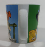Hanna Barbera The Flintstones "A good friend is cheaper than therapy" Wilma Flintstone and Betty Rubble Ceramic Coffee Mug Cartoon Television Show Collectible