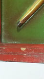 Vintage R.F. Knight "For Quality Tables" Snooker and Billiards Tables Balls ~ Cues Wooden Pool Table Wall Hanging Advertisement