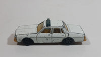 Vintage Warner Bro. ERTL Dukes of Hazzard 1980 Pontiac Bonneville Sheriff Police Cop White Die Cast Toy Car Vehicle TV Show Collectible Blue Lights