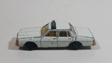 Vintage Warner Bro. ERTL Dukes of Hazzard 1980 Pontiac Bonneville Sheriff Police Cop White Die Cast Toy Car Vehicle TV Show Collectible Blue Lights