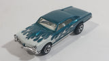 2007 Hot Wheels All Stars '67 Pontiac GTO Metalflake Teal Die Cast Toy Muscle Car Vehicle