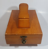 Vintage Style Wood Wooden Dovetail Shoe Shine Box