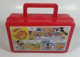 Vintage Whirley Disney's Cook'd Up Comics Red Plastic Pencil Case
