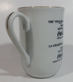Vintage Norman Rockwell Coca Cola Coke Collection Boy Fishing With Dog Gold Trimmed Porcelain Coffee Cup