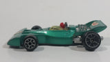 Vintage TinToys Tyrrell Ford F1 #7 W.T. 225 Green STP Die Cast Toy Race Car Vehicle - Hong Kong - Missing a Wheel
