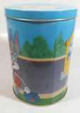 1990 Warner Bros Looney Tunes School Bus Brach's Jelly Beans Tin Canister Cartoon Collectible